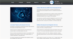Desktop Screenshot of hi-tech-solutions.com