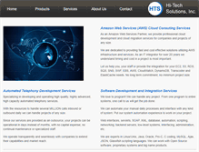 Tablet Screenshot of hi-tech-solutions.com